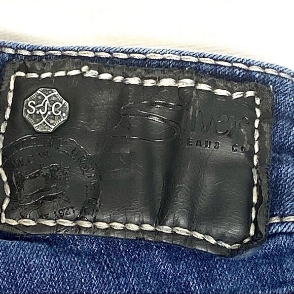 Silver Jeans Suki mid rise straight leg jeans size 24 - Picture 11 of 16